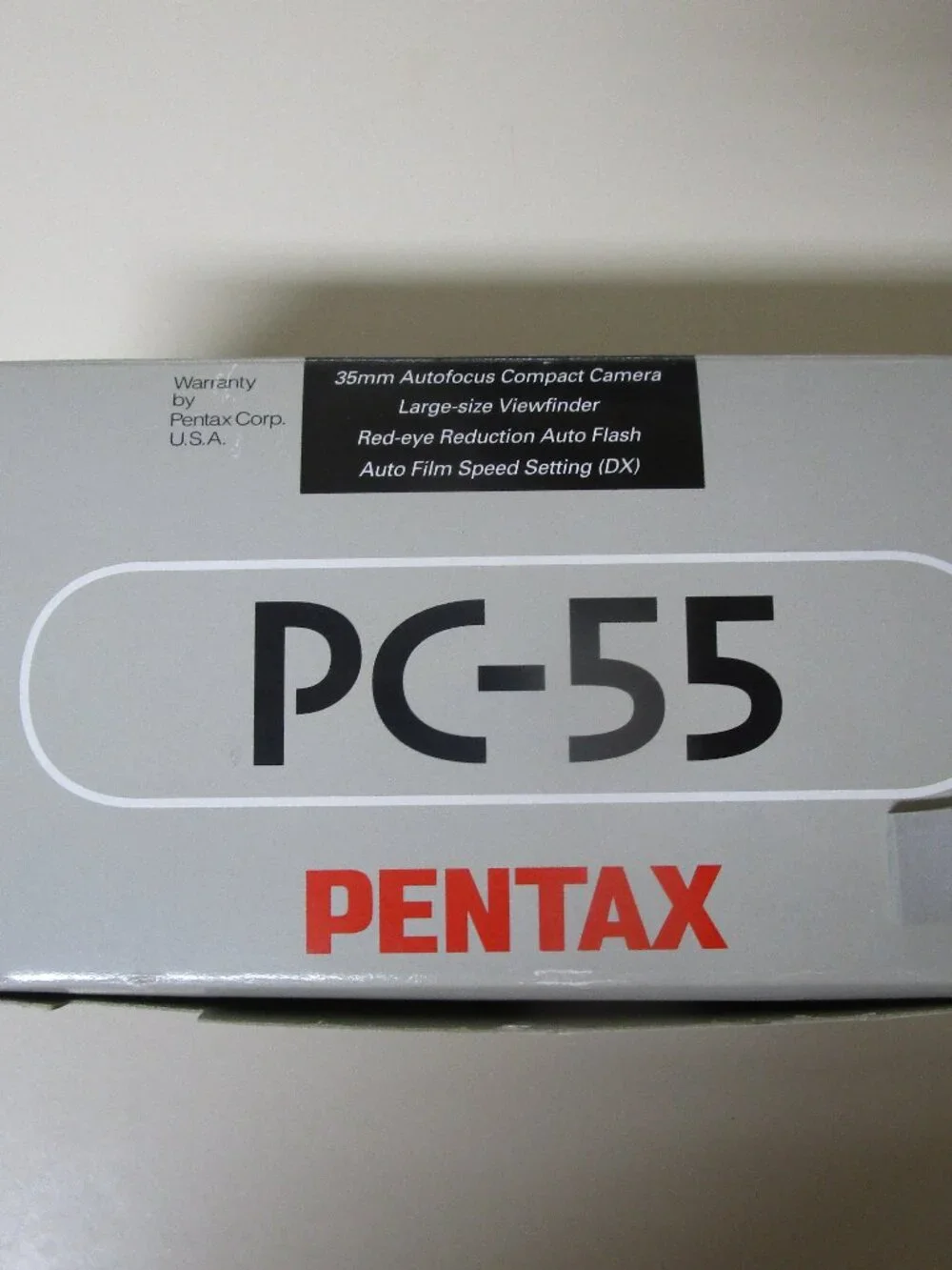 Pentax PC-55 30mm Lens Point & Shoot Camera Case/Instructions bonus 2 rolls film